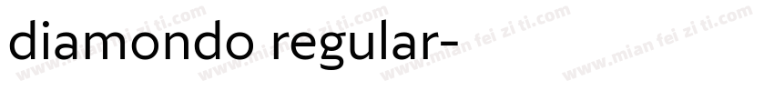 diamondo regular字体转换